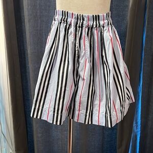 Girls Burberry blue striped wide legged shorts (looks like a skirt) - size 14